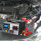 400A 220W Heavy Duty Smart Car Battery Charger 12V/24V LCD Display Self-Stop Battery Charger Five-Stage Full Automatic EU/US