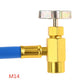 R134A Refrigerant Charging Hose with Pressure Gauge Car Refrigerant Charging Pipe Refrigerant Gas Refill for Car Automobile