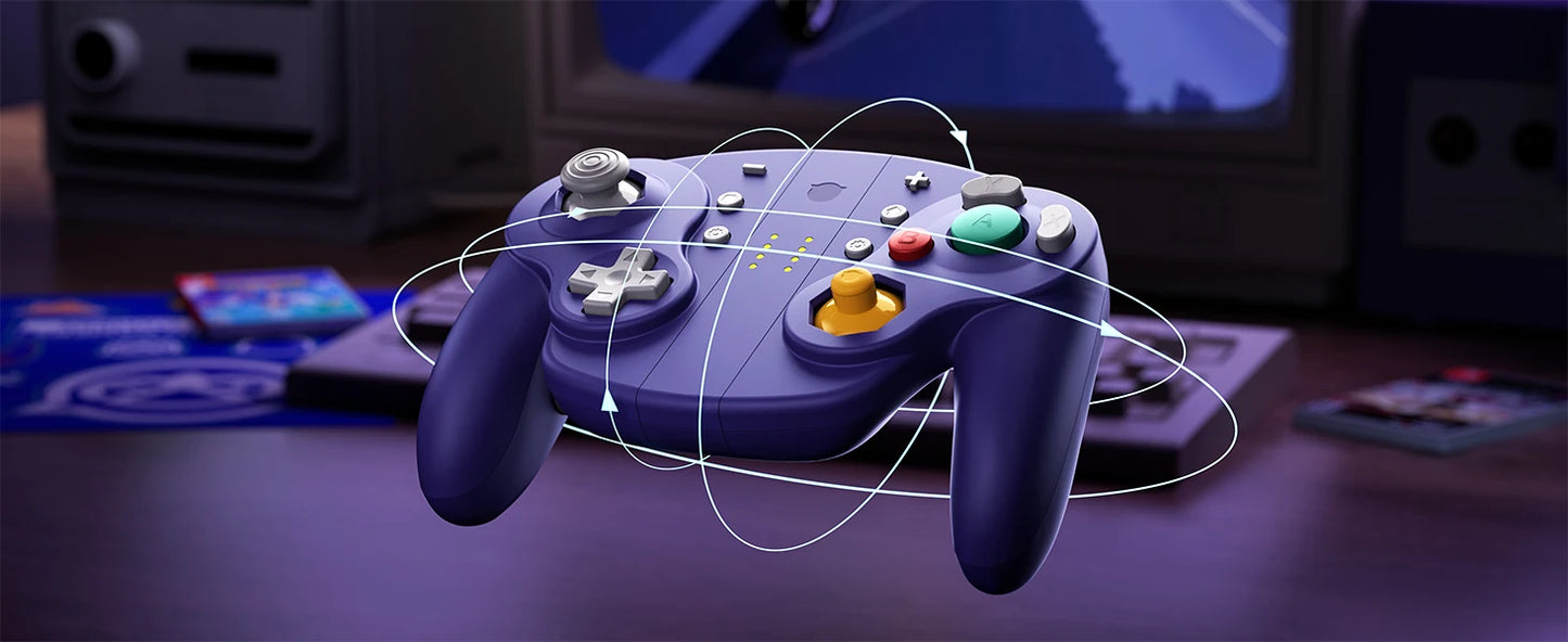 NYXI Wizard 2 Joypad Switch 2 Controller PC NGC, Hall Effect, NFC Function, 6-Gyro, Dual Vibration Purple Local Shipping