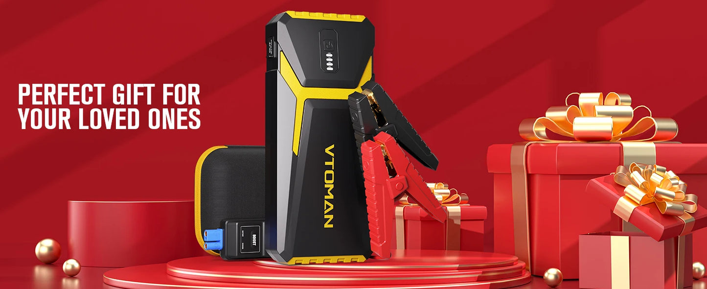 VTOMAN 4500A Power Bank with Car Start Auto Start Portable Charger Jump Starter Power Station Car Battery Charger Booster