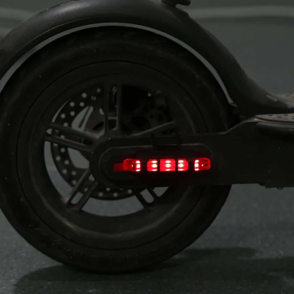 2pcs Practical Scooter Warning Light Electric Scooter Night Safety High-brightness Taillight Waterproof LED Flashlight