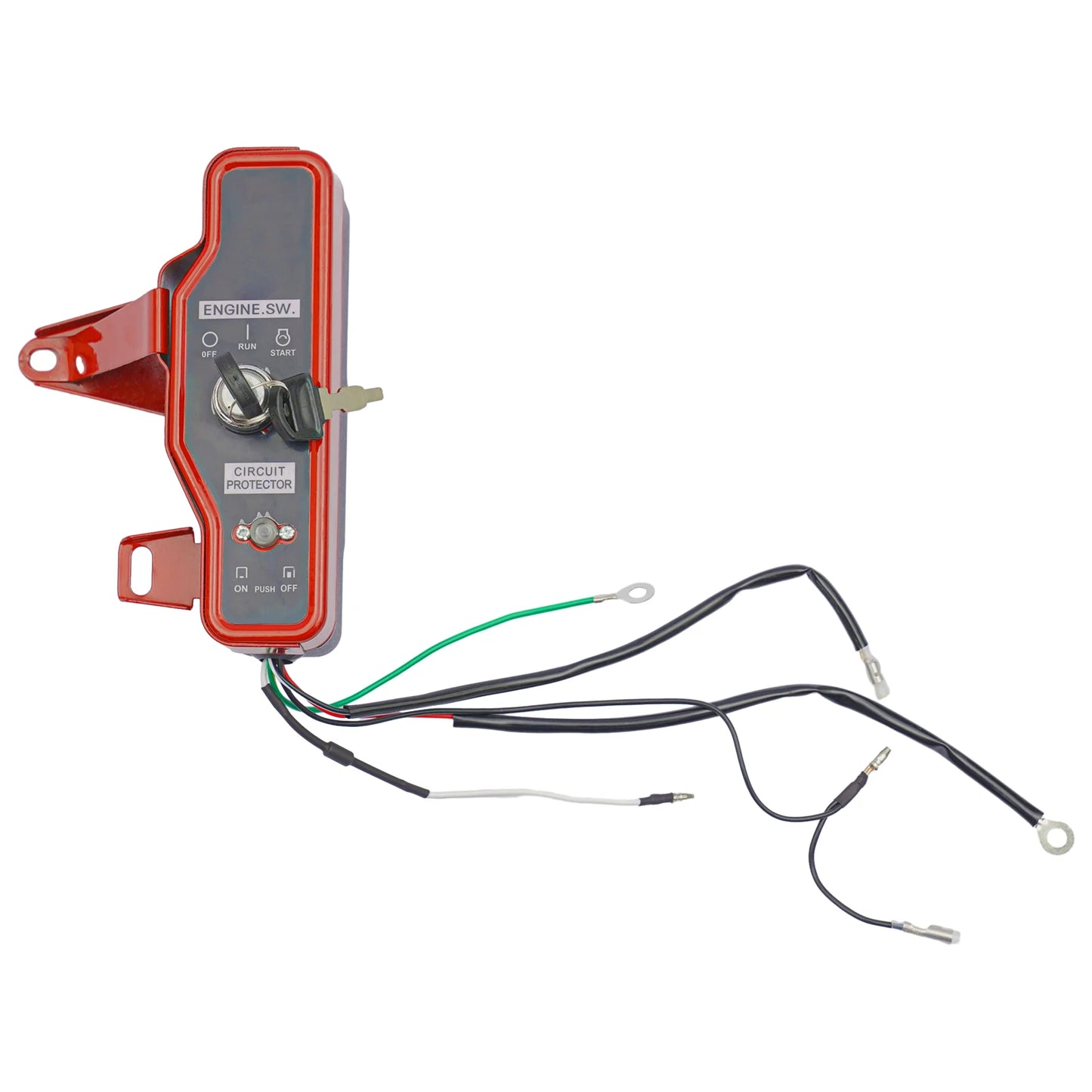 Electric Start Motor Ignition Kit Flywheel Starter Key Switch Fits GX160 GX200 5.5HP 6.5HP Honda Coil Fan Cover Shourd