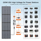 MHPOWOS 220W Foldable Solar Panel 20V Solar Charger for Ecoflow Bluetti ANKER Power station, IP67 Waterproof for Camping RV