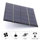 2-10pc Portable Solar Panel 3W 5V Micro Solar Board Fast Charger Polysilicon DIY Solar Cells System Mini Outdoor Battery Charger