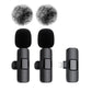 K60 NEW Wireless Lavalier Microphone Audio Video Recording Mini Mic For iPhone Android Laptop Gaming Mobile Phone Microphone