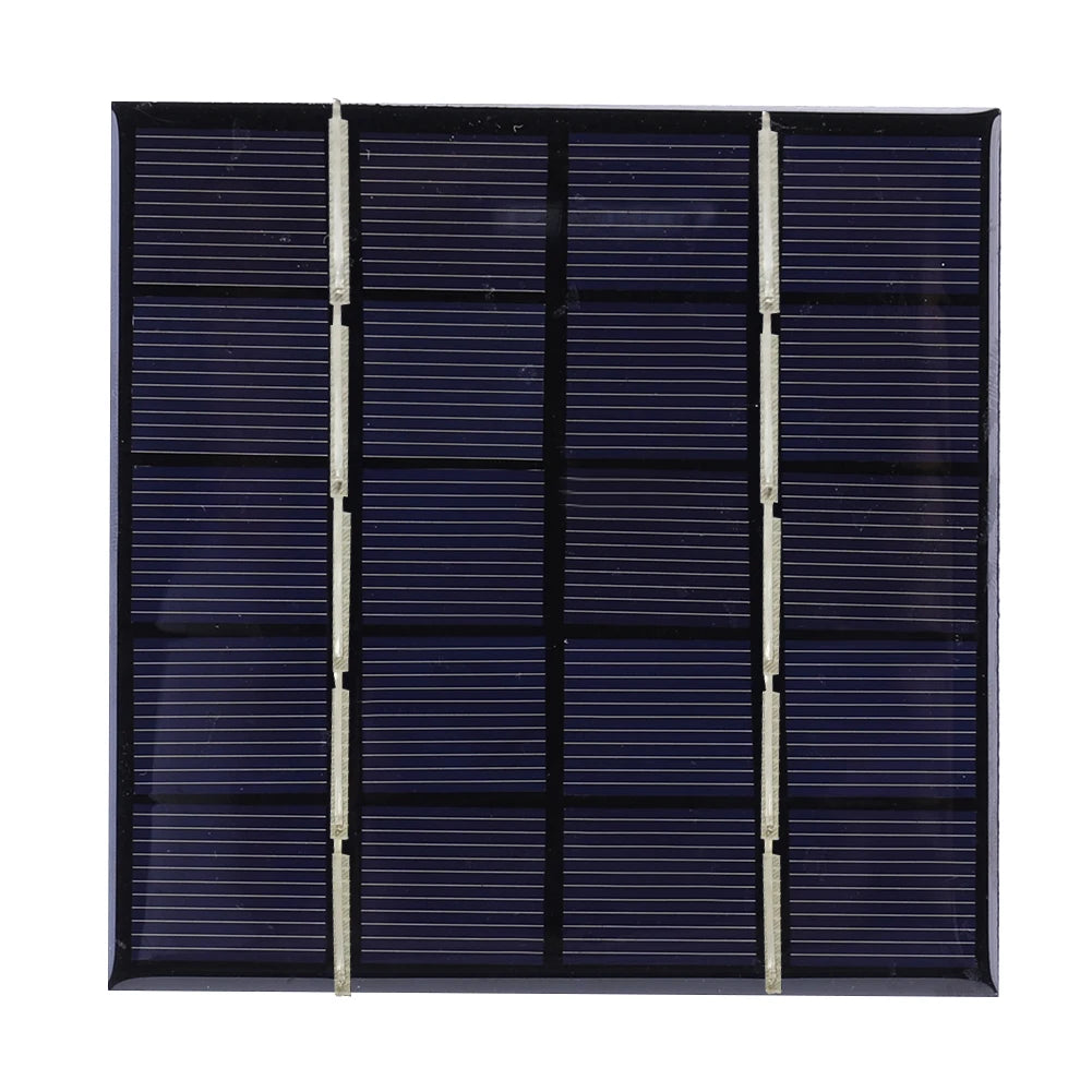 2-10pc Portable Solar Panel 3W 5V Micro Solar Board Fast Charger Polysilicon DIY Solar Cells System Mini Outdoor Battery Charger