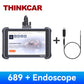 THINKCAR THINKSCAN 689 Professional Car Diagnostic Tools CANFD DOIP Bi-directional ECU Coding 34 Reset Full System Obd2 Scanner
