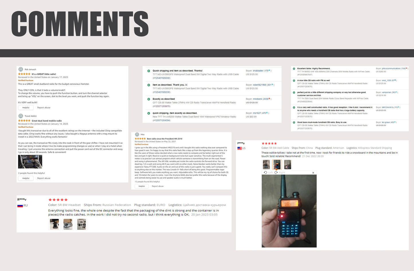 New AnyTone AT-6666 Pro 10 Meter Radio High Power 80W/50W Mobile Radio SSB(PEP)/FM/AM/PA/VOX/NRC Mode Long Range Two Way Radio