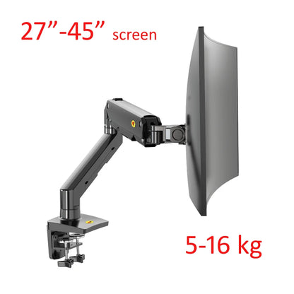 NB G50 mechanical Spring 27"-45" 42" big Screen Monitor Desktop Holder 360 Rotate 5-16kg ultra wide flat screen arc screen USB