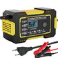 EAFC 6A Car Battery Charger 12V Motorcycle Fully Automatic Repair Charge Intelligent Fast Charging Lead Acid Battery LCD Display