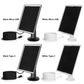20W 5V Shingled Solar Panel Polycrystalline Solar Panel Charger Micro USB/USB-C Port Waterproof for EufyCam 3/3C Security Camera