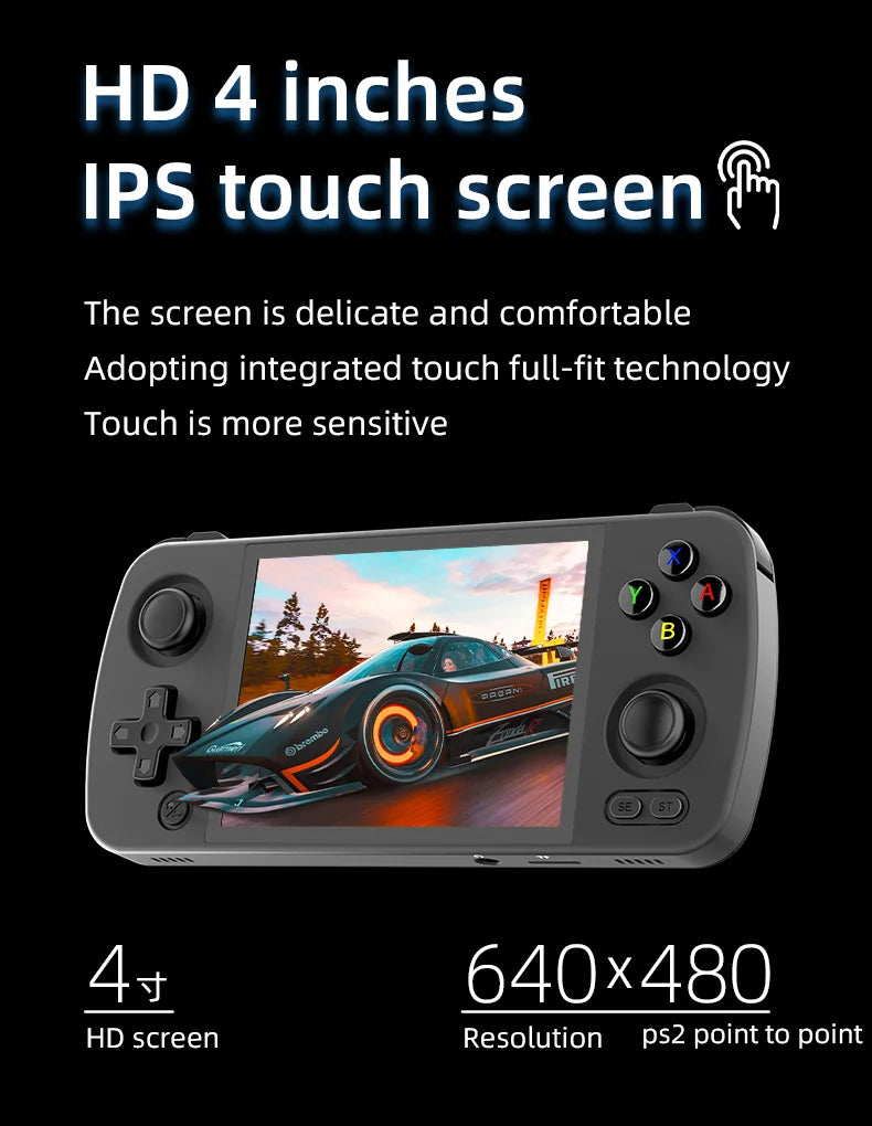 ANBERNIC RG405M Metal Handheld Game Console Android 12 System Unisoc Tiger T618 4 Inch IPS Screen Game Player Support OTA Update