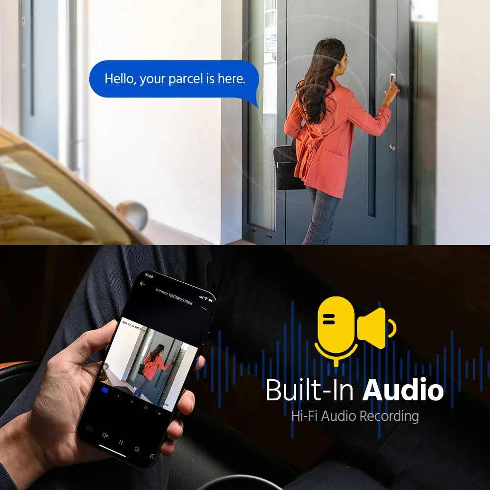 ANNKE 5MP FHD POE Network Video Security System H.265+ 6MP NVR With 5MP Weatherproof Surveillance POE Cameras Audio in Ip Camera