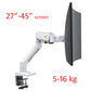 NB G50 mechanical Spring 27"-45" 42" big Screen Monitor Desktop Holder 360 Rotate 5-16kg ultra wide flat screen arc screen USB