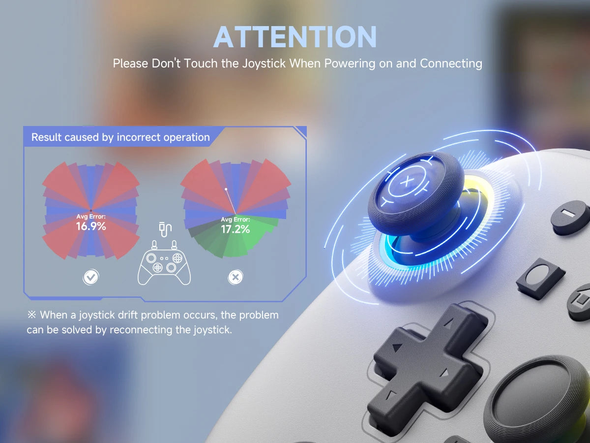 ECHTPower Wireless Controller Gamepad for Switch 2/PC Dark gray