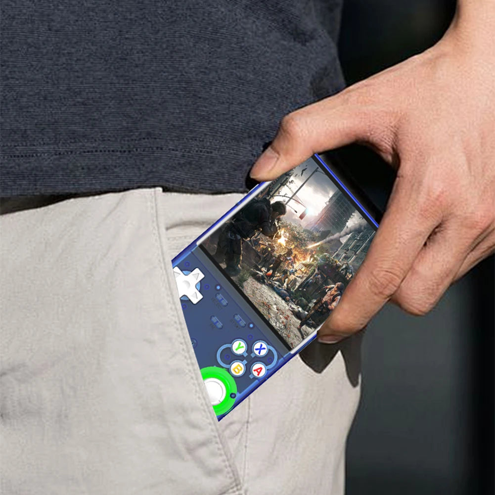 R36 Ultra Retro Handheld Game Console 4.0 Inch IPS Screen Portable Video Game Player Portable Pocket Video Player Gift for Kids