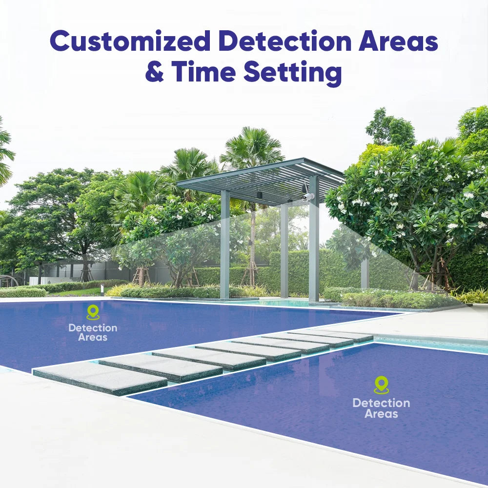 SANNCE 6PCS 5MP Wifi Camera IP Outdoor 10CH NVR Two-way Audio Wireless Audio Video Security Surveillance Kit Cameras