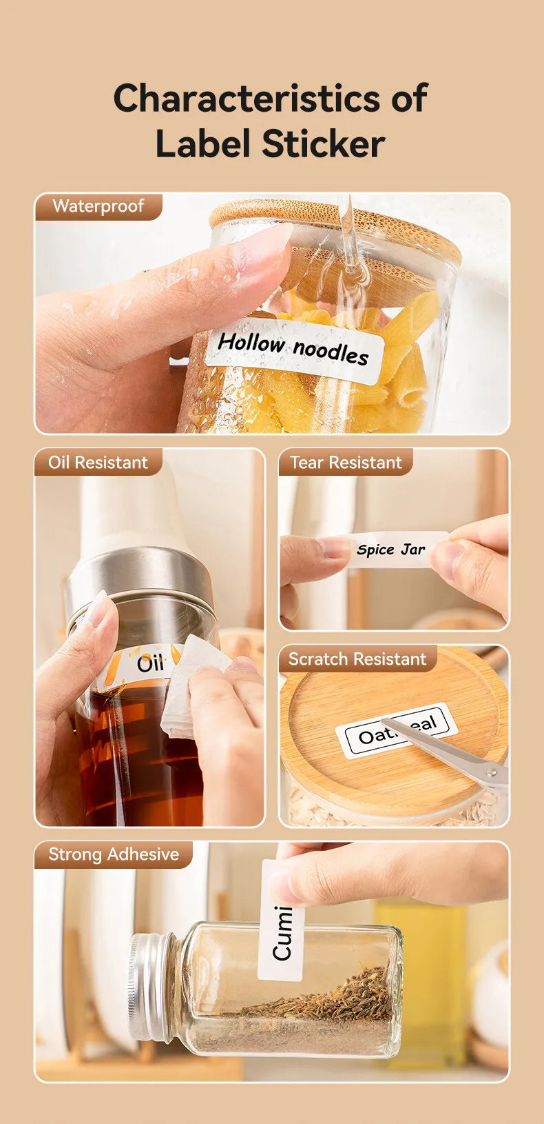 Niimbot D110 Mini Thermal Label Maker Wireless Connection Adhesive Sticker Label Printer DIY Name Tag for Office Home