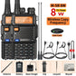 1/2PCS New Baofeng M-5R 8W Walkie Talkie Multi Band Type-C Wireless Copy Frequency AM Long Range For UV-5R Two Way Ham Radio