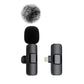 K60 NEW Wireless Lavalier Microphone Audio Video Recording Mini Mic For iPhone Android Laptop Gaming Mobile Phone Microphone