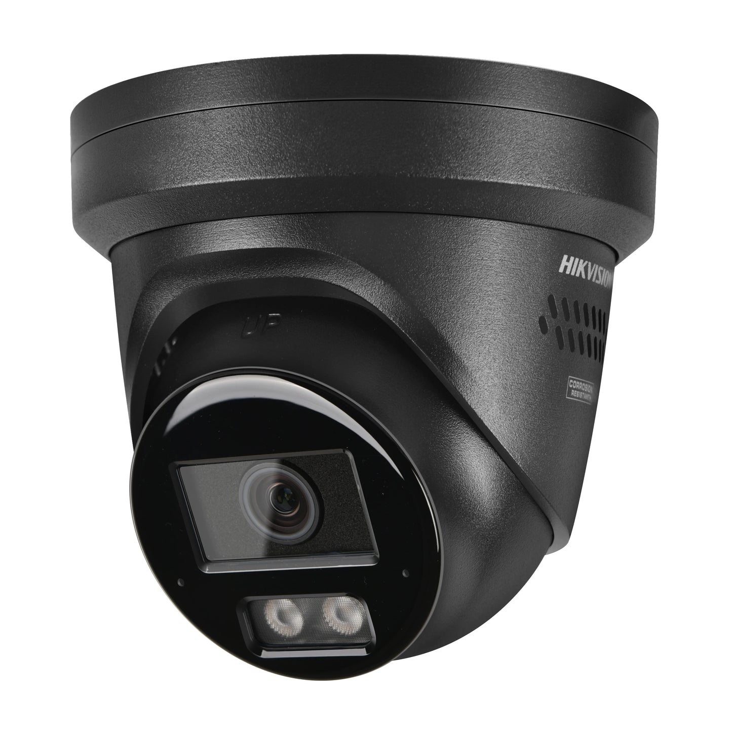 Hikvision 8MP IP Camera DS-2CD2387G3-LIS2UY/SRB Smart Hybrid Light ColorVu 2-Way Audio Turret Camera Red Blue Light Audio Alarm