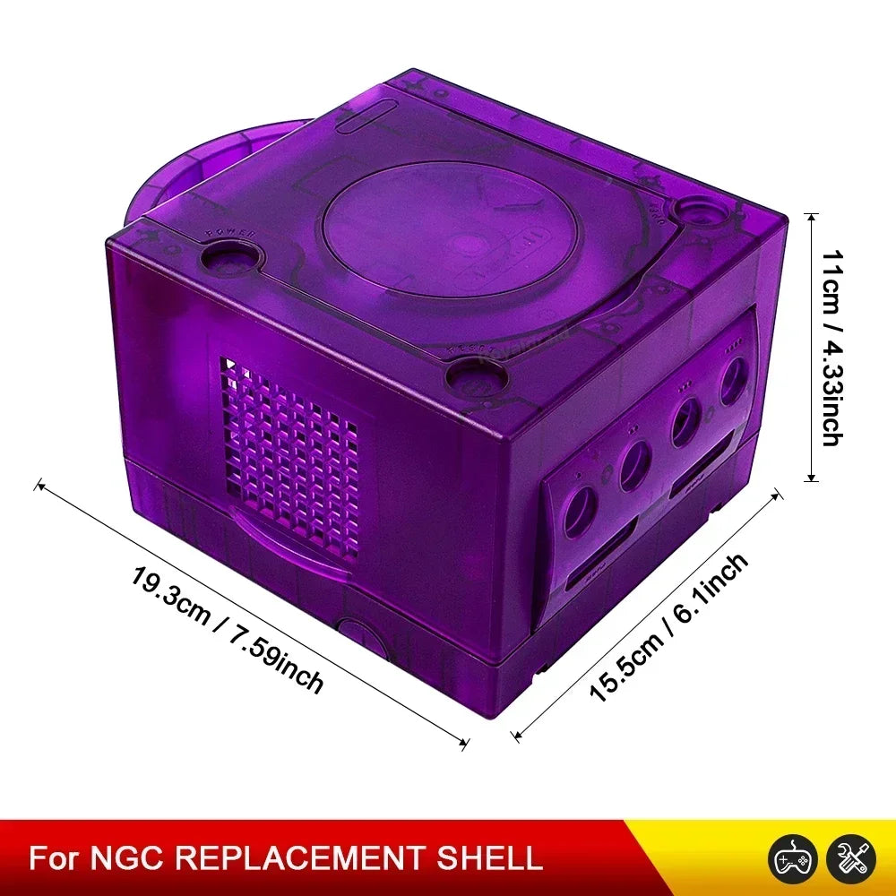 7 COLOR Transparent Box Replacement Case For Gamecube Housing Shell Case For NGC Retro Video Game Console DOL-101/DOL-001 Access