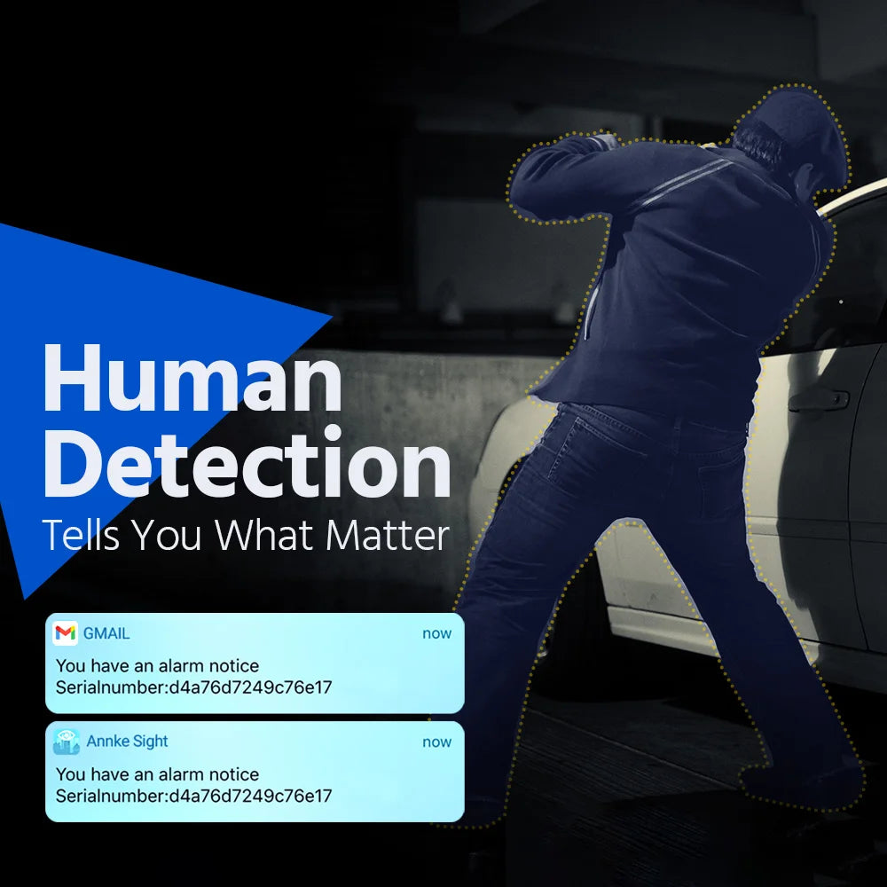 ANNKE 5MP WiFi CCTV System 10CH NVR Security Camera System Two Way Audio Outdoor Wireless IP Cameras Video Surveillance Kit