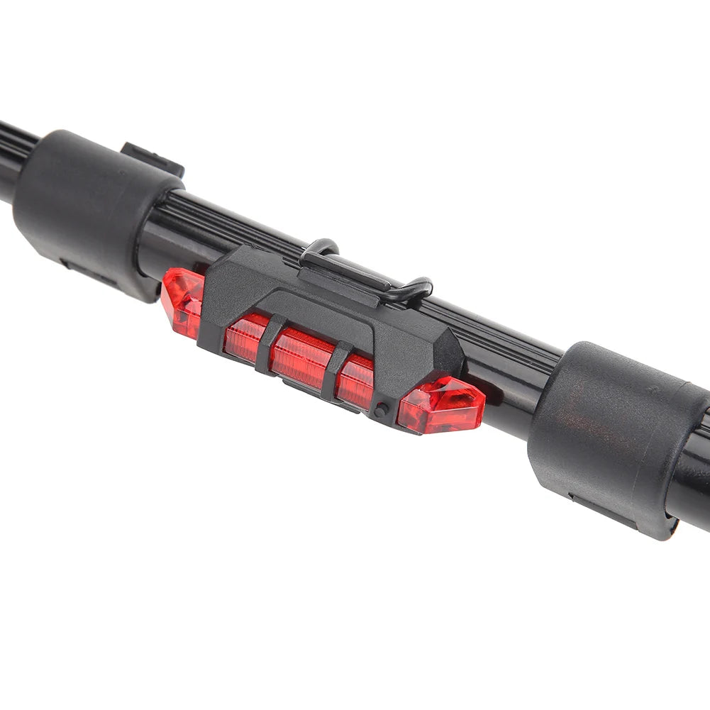 2pcs Practical Scooter Warning Light Electric Scooter Night Safety High-brightness Taillight Waterproof LED Flashlight