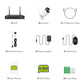 SANNCE 6PCS 5MP Wifi Camera IP Outdoor 10CH NVR Two-way Audio Wireless Audio Video Security Surveillance Kit Cameras