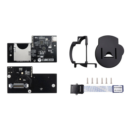 CUBEODE V1.2 Optical Drive Emulator Board No SD2SP2/SDGecko Replace DVD Drive with Bracket Kits for NGC GameCute Game Console