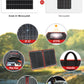 Dokio 18V 100W Portable Foldable Solar Panel with 12V Controller Kit for Family Camping Trips