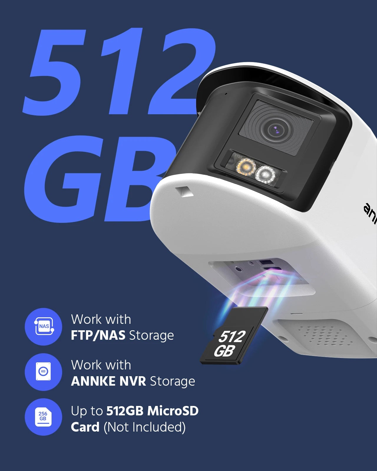 ANNKE 4K Outdoor Video Security Camera System 180° Dual Lens Security IP PoE Camera Smart Human Vehicle Detection 8MP POE Cam