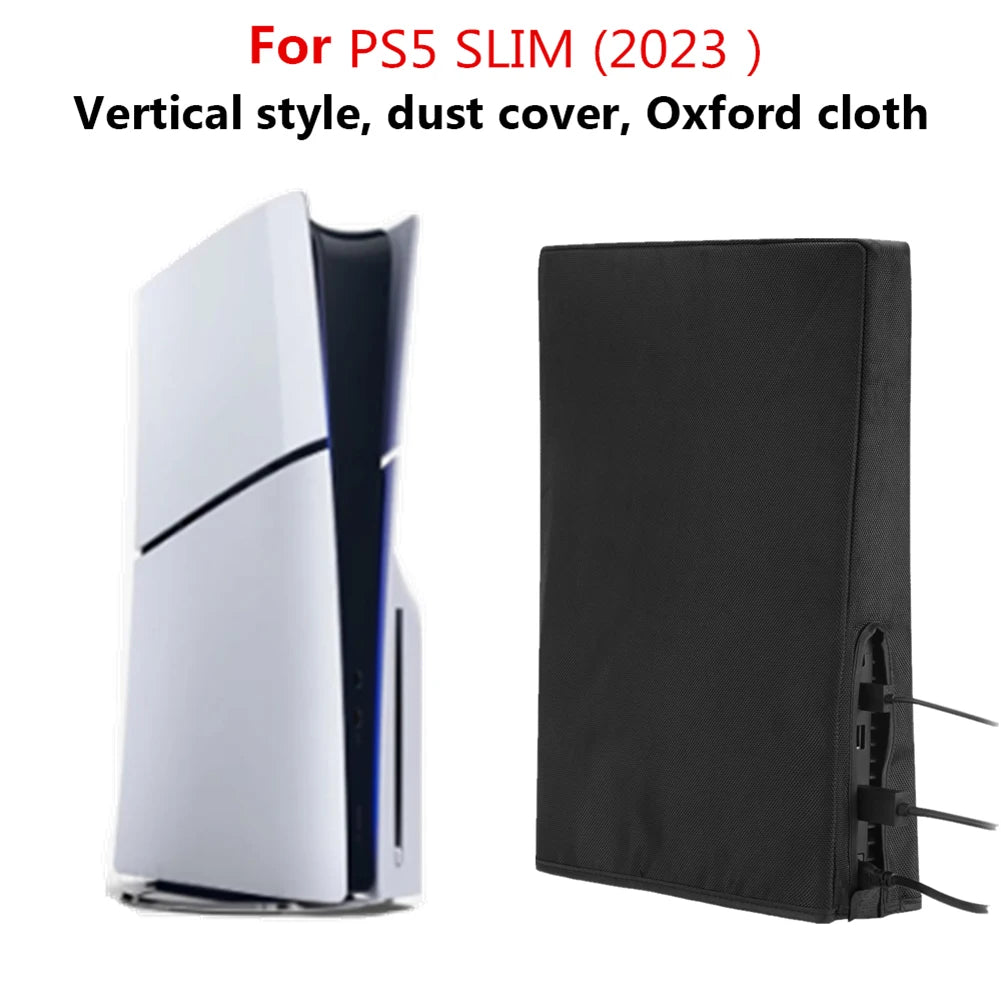 Vertical/Horizontal Dust Cover for PS5 Slim Protective Case Anti-Scratch Host Guard Case for Playstation 5 Slim Accessories
