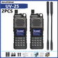 Baofeng UV-25 Air Band Walkie Talkie Wireless Copy Frequency NOAA Type-C Charger AM Long Range UHF VHF 999CH Ham Two Way Radio