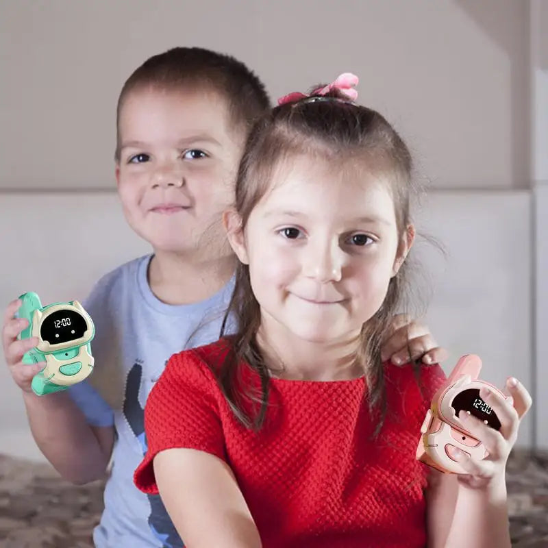 Walkie Talkie Watches For Kids Long Range Children Walky Talky Outdoor Game Two-Way Radio Walky Talky Watch Children Long Range