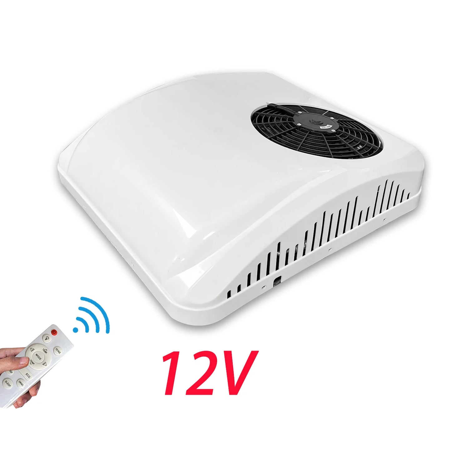 Treeligo New Electric RV 12V 24V Heat&Cool roof Air Conditioner RV Rooftop Car Parking ac For Truck Camper Van Caravan Motorhome