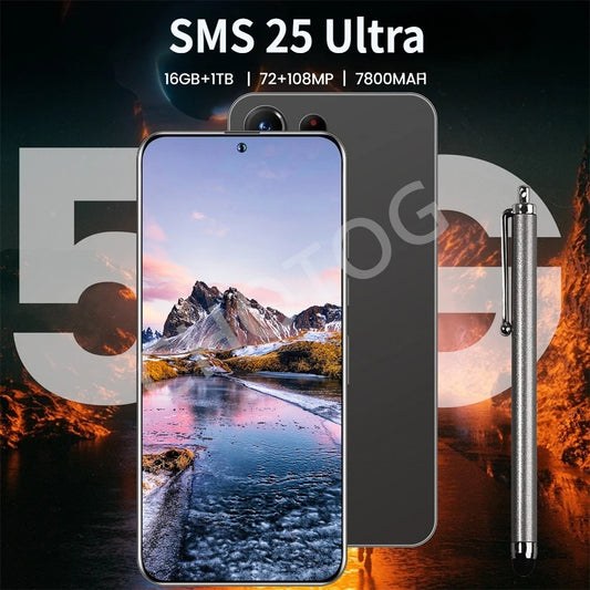 Silicone Case For SMS 25 Ultra Original Android 14 Smartphone Cover For 5G Dual SIM Face Unlocked Global Version 7800mAh Cases