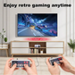 Retro Game Console, Mini Video Game System, Built-in 620 Classic Games, Plug-and-Play TV Game Console with AV Output Port
