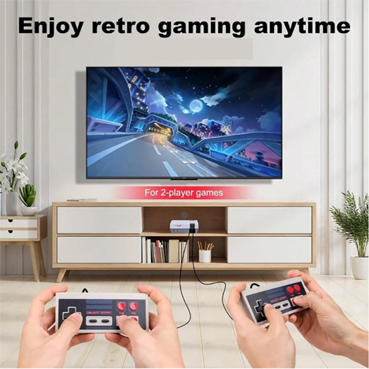 Retro Game Console, Mini Video Game System, Built-in 620 Classic Games, Plug-and-Play TV Game Console with AV Output Port