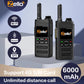 Zello 4G LTE&WiFi POC walkie Talkie - Bluetooth Connection, Long Battery Life, Fast Charging, Essential for Professional Outdoor