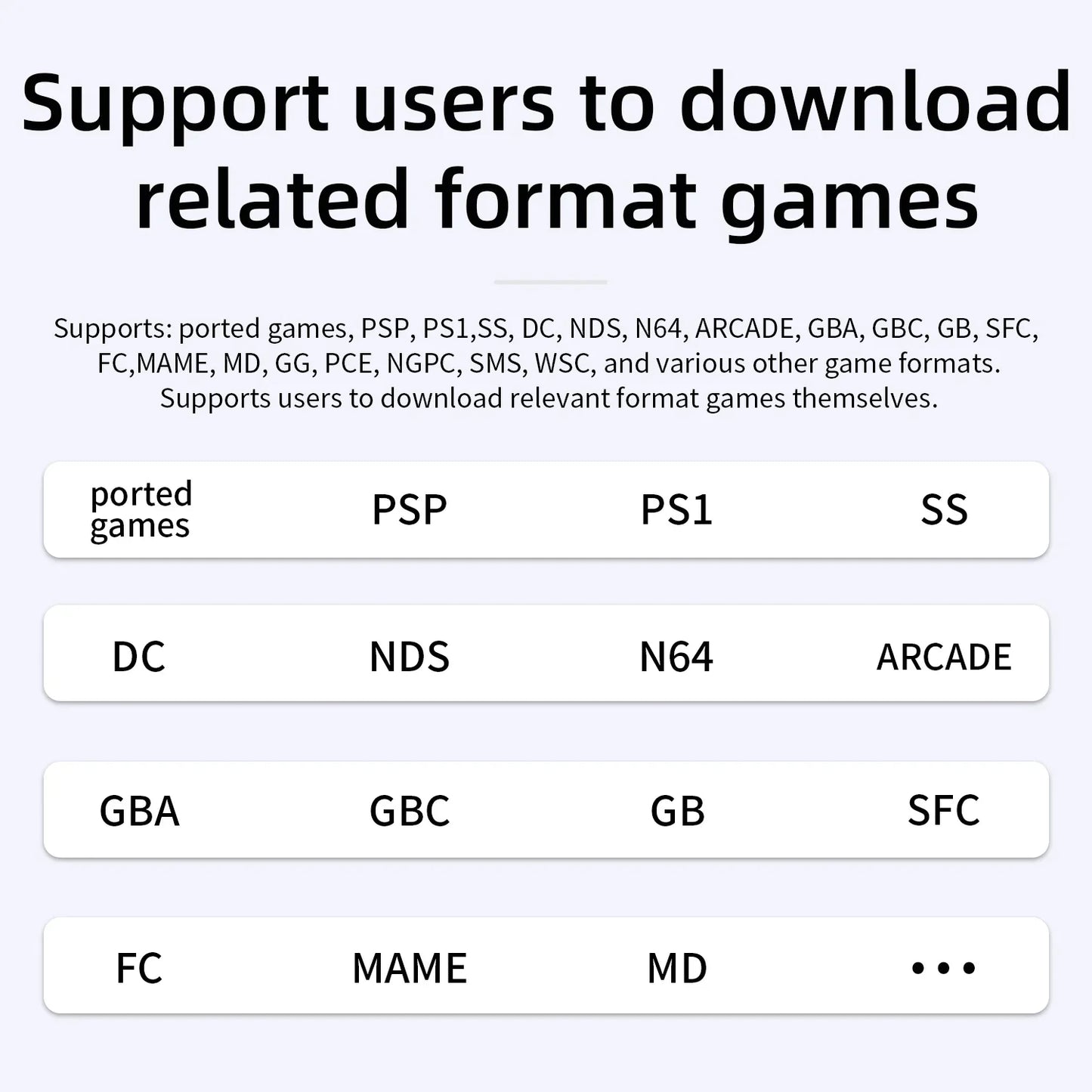 ANBERNIC RG40XXV Handheld Game Console 4''IPS Screen Video Output Joystick RGB Lighting Effect Streaming RG 40XXV Ebook MP4 Gift