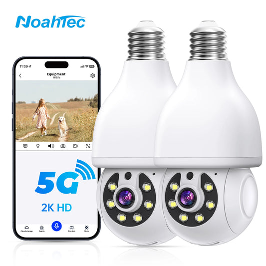 Noahtec 3MP Security Cameras Security Protection Indoor Wireless WIFI MINI Camera 5G Wi-Fi Two-Way Talk