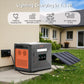 Greenery G2500 Portable Power Station 2304WH LiFePO4 Battery with 2500W (4800W Peak) AC Output Solar Generator for HomeEmergency