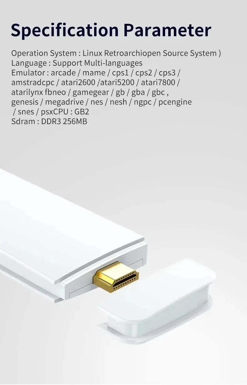 64G Game Stick M15 4K Video TV Game Console Wireless Gamepads Video Game 64G 40000+/50000+ Classic Arcade Games HD Two-player