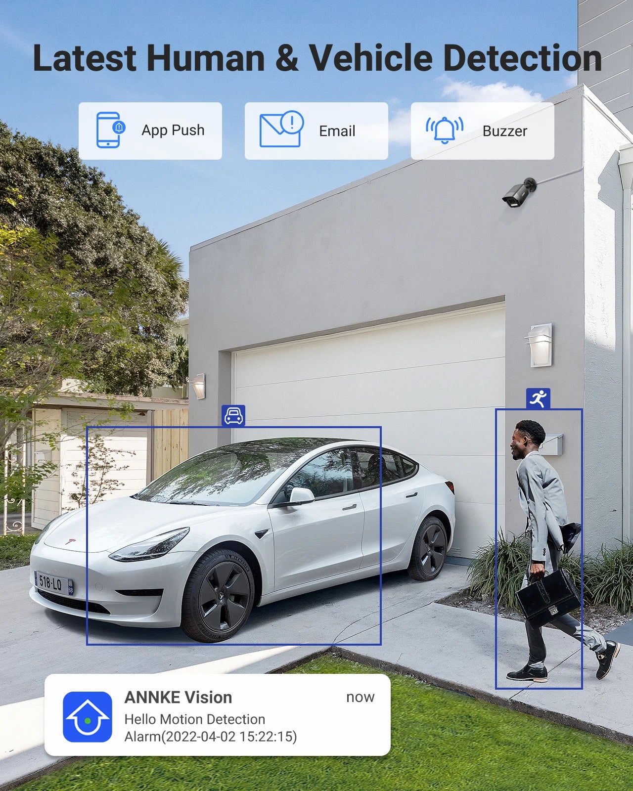 ANNKE 3K Ultra HD POE Video Surveillance System 8CH 6MP NVR Recorder 5MP Security Cameras CCTV Kit Smart Dual Lights Ip camera