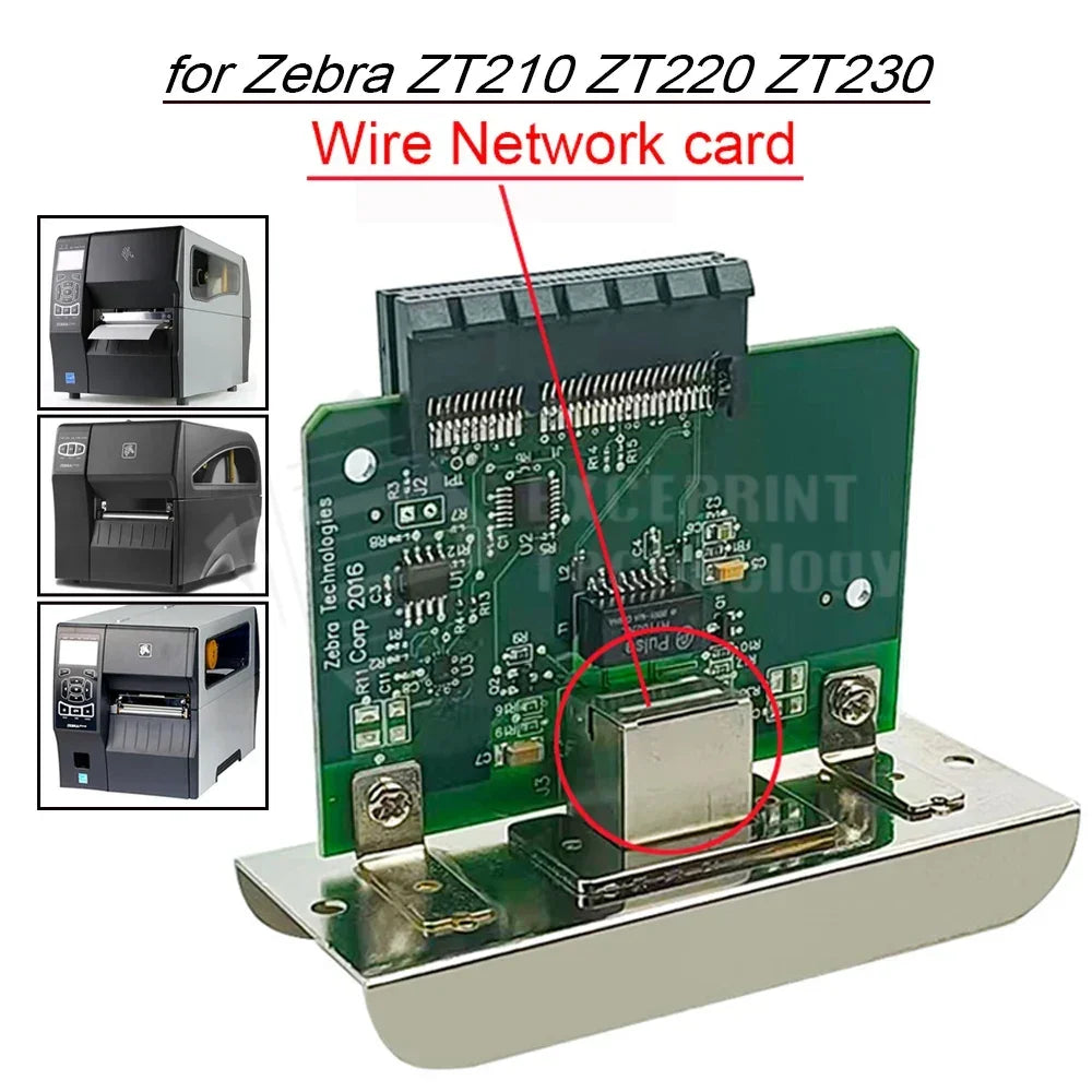 Barcode Print Server Network Card For Zebra ZT210 ZT220 ZT230 Printer P1038204