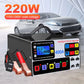 400A Car Battery Charger LCD Display Battery High Power Fast Charger Intelligent Pulse Repair Charger Self-Stop Battery Charger
