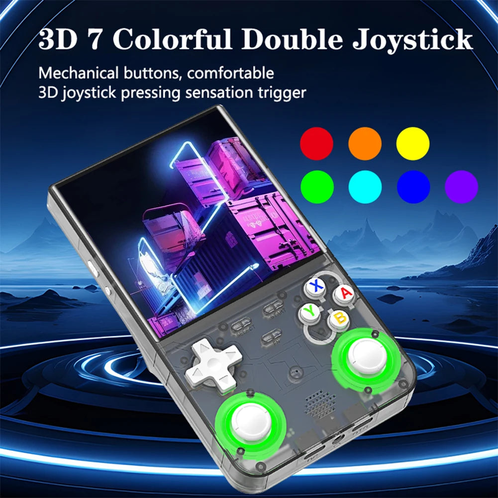 R36 Ultra Retro Handheld Game Console 4.0 Inch IPS Screen Portable Video Game Player Portable Pocket Video Player Gift for Kids