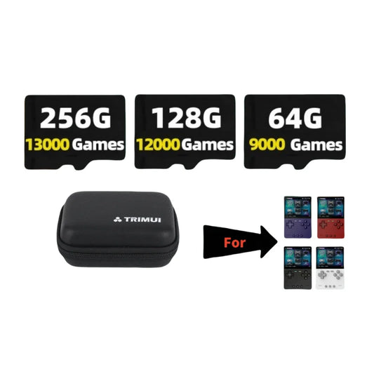 For TRIMUI BRICK TF Card Memory Card Handheld Game Console Pre-install Plug&Play Retro Game Card Handheld Game Memory Card Gift
