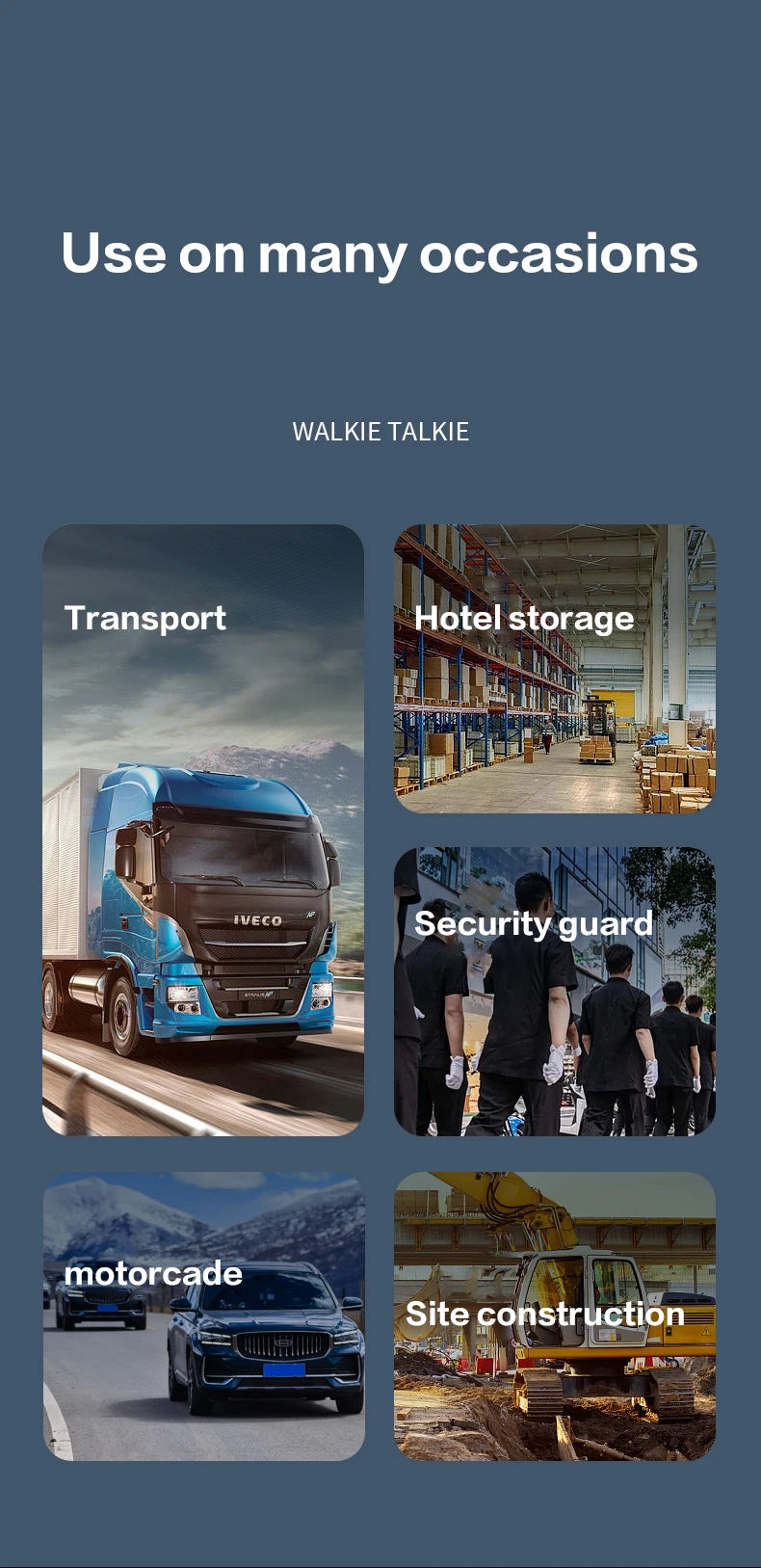 Zello 4G LTE&WiFi POC walkie Talkie - Bluetooth Connection, Long Battery Life, Fast Charging, Essential for Professional Outdoor